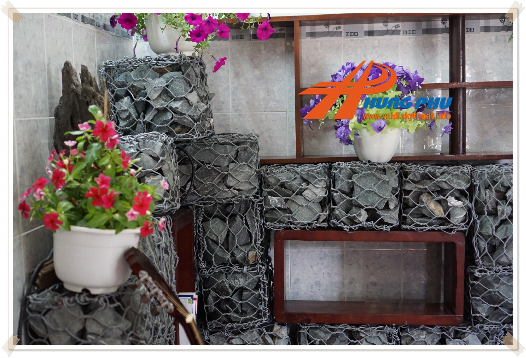 Rọ đá trang trí tường cảnh quan và chút "mạn đàm" về phong thủy 49 Rọ đá trang trí tường cảnh quan và chút "mạn đàm" về phong thủy