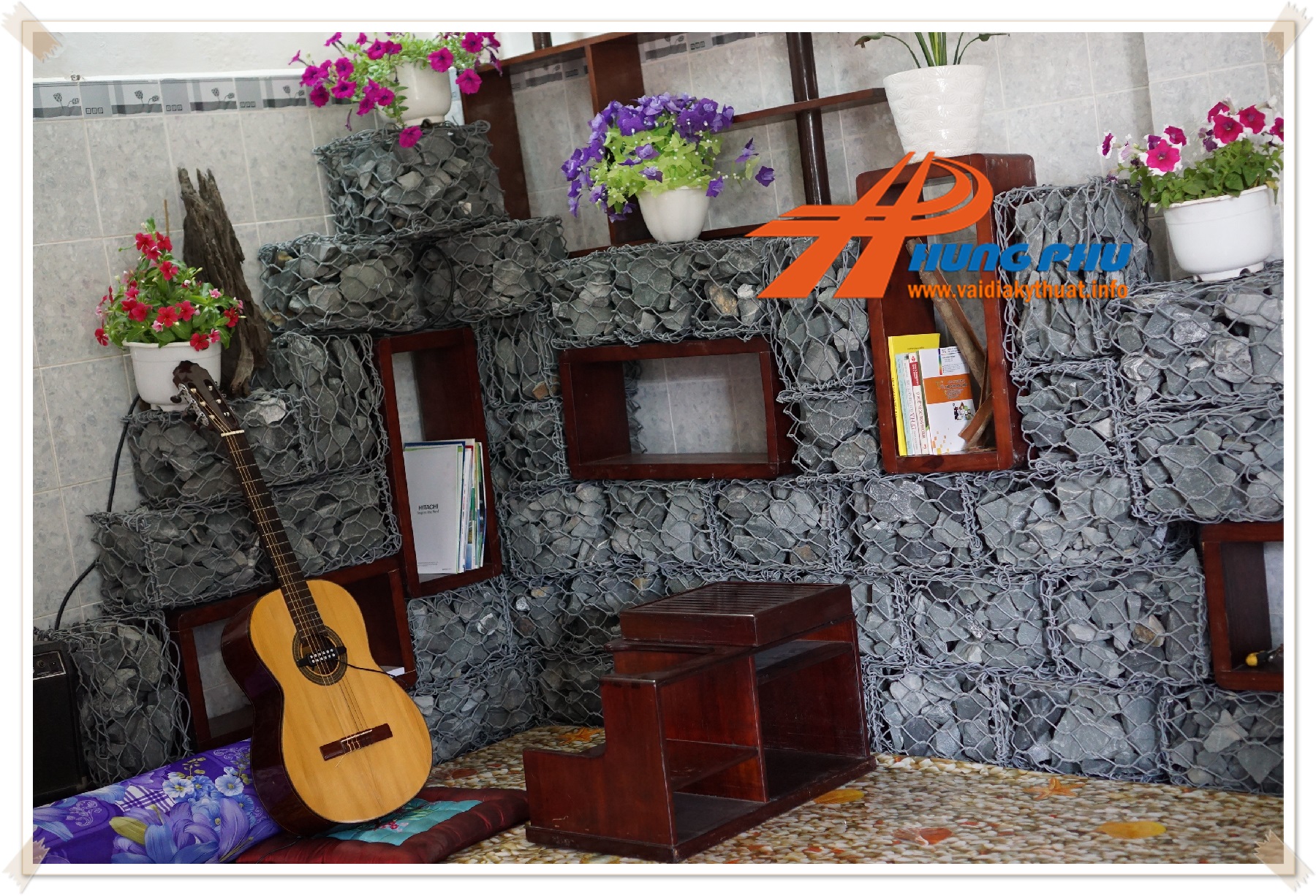 Rọ đá trang trí tường cảnh quan và chút "mạn đàm" về phong thủy 50 Rọ đá trang trí tường cảnh quan và chút "mạn đàm" về phong thủy