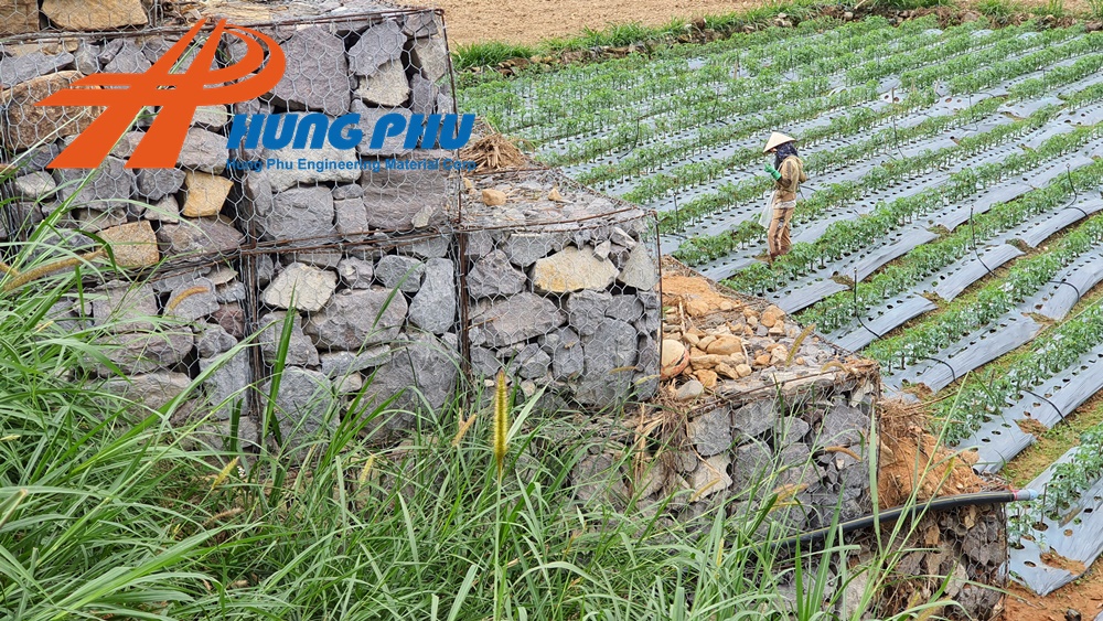 Quy trình sản xuất rọ đá Hưng Phú và Tiêu chuẩn cơ sở 45 thi công kè rọ đá