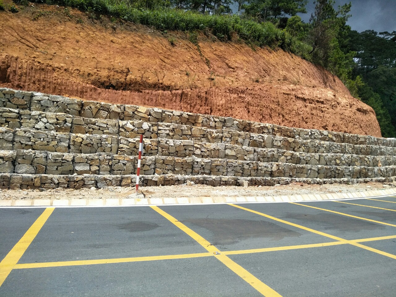 Thiết kế kè bằng rọ đá làm công trình tiêu năng thoát nước nhỏ trên đường bộ hoặc cao tốc 22 kè bằng rọ đá