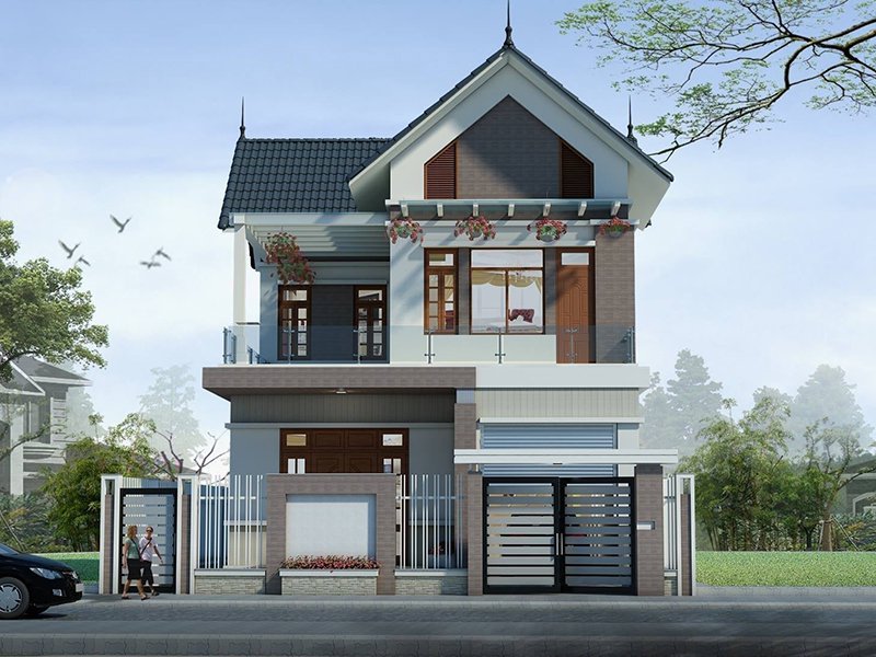 Bản vẽ biệt thự 2 tầng hiện đại Những yếu tố thiết kế không thể bỏ qua