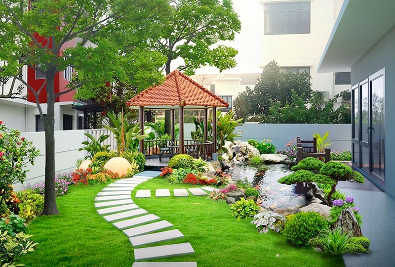 Tìm hiểu thiết kế biệt thự vườn 1 tầng hiện đại tại Việt Nam