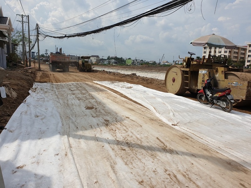 Tính toán vải địa kỹ thuật với các tiêu chuẩn thiết kế công trình trên nền đất yếu