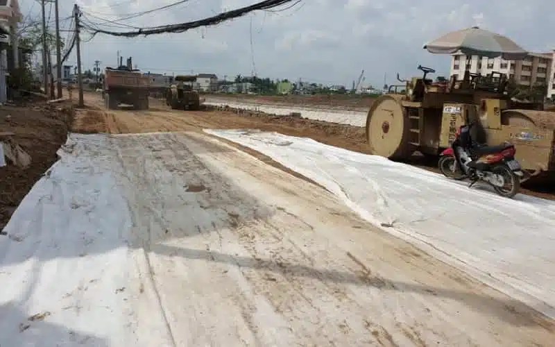 Vải địa kỹ thuật art 15 - Phổ biến ở những công trình kè mềm và kè cứng chống xói mòn