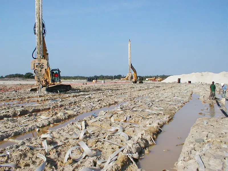 Thi công bấc thấm Ưu điểm, quy trình và nghiệm thu công trình