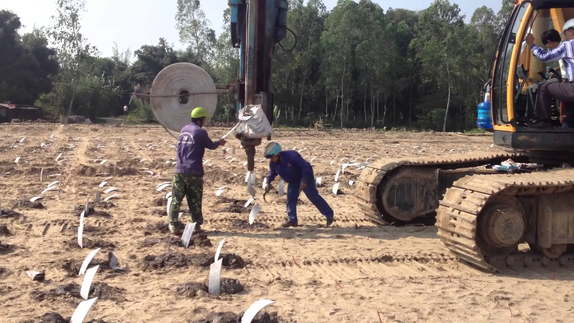 Thi Công Bấc Thấm Gia Cố Nền Đất