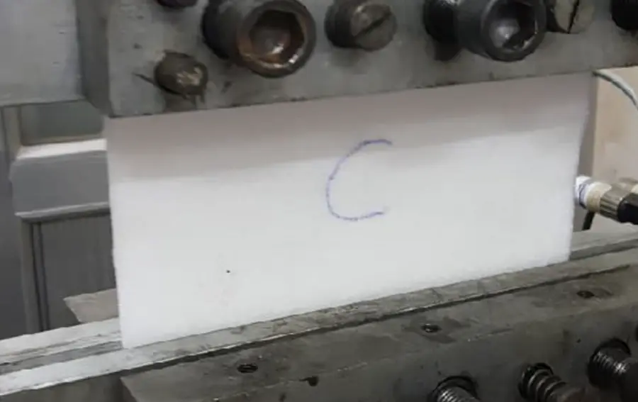 Lực xé rách hình thang của vải không dệt