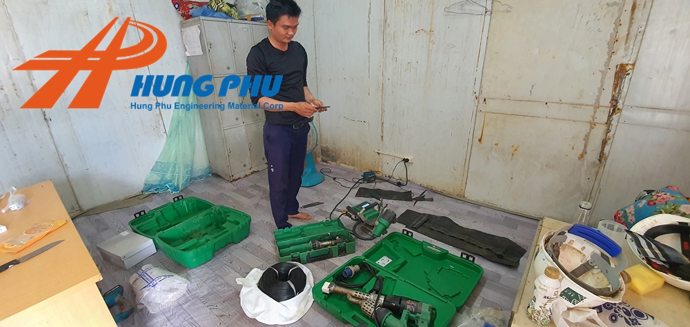 Cho thuê máy hàn bạt HDPE 24 Cho thuê máy hàn bạt HDPE