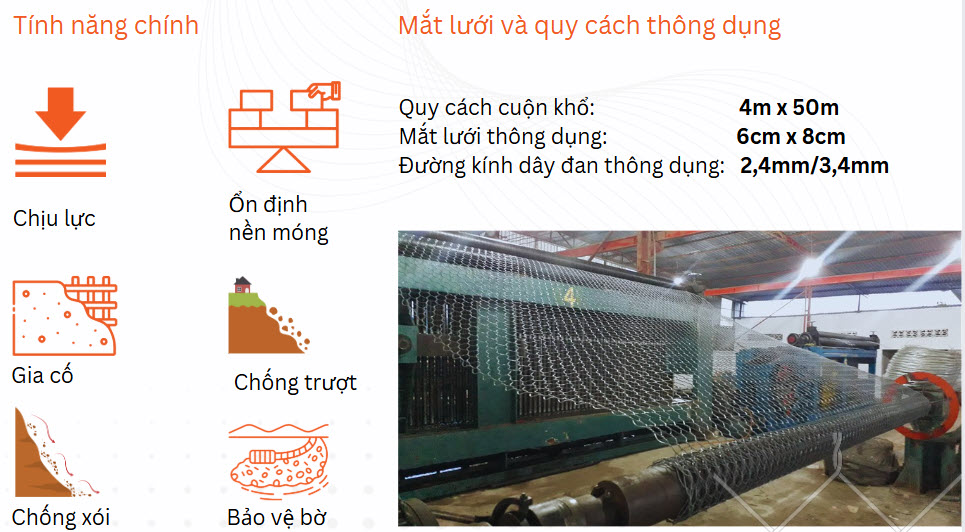 Lưới địa kỹ thuật đa trục 13 Lưới địa kỹ thuật đa trục