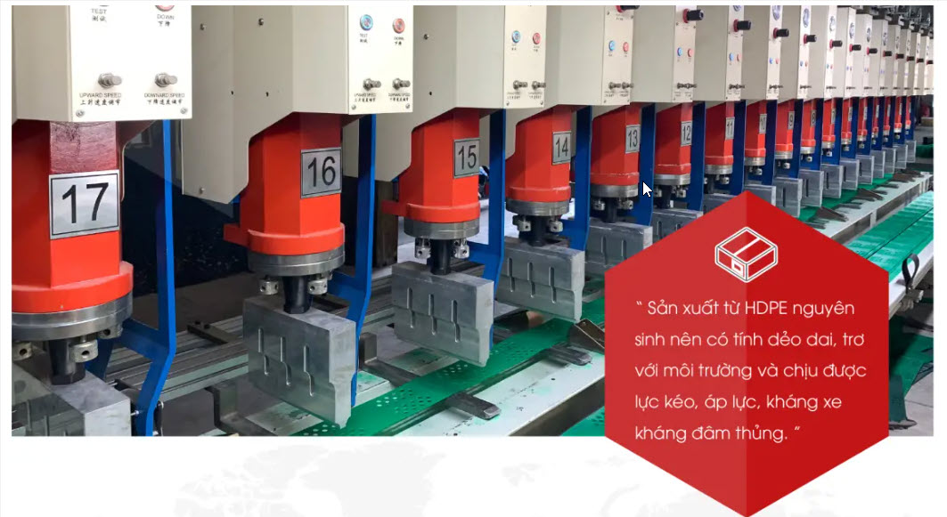 Ô địa kỹ thuật Geocell 4 Ô địa kỹ thuật Geocell