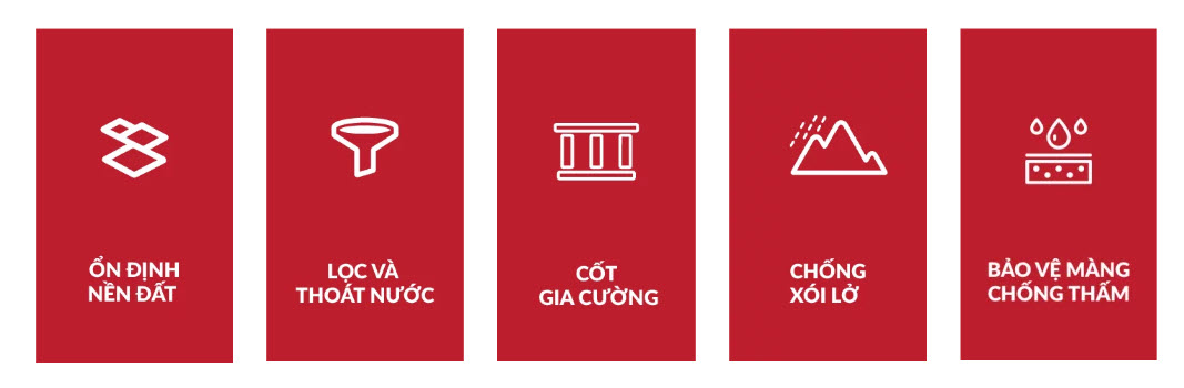 Vải địa kỹ thuật không dệt 30 Vải địa kỹ thuật không dệt