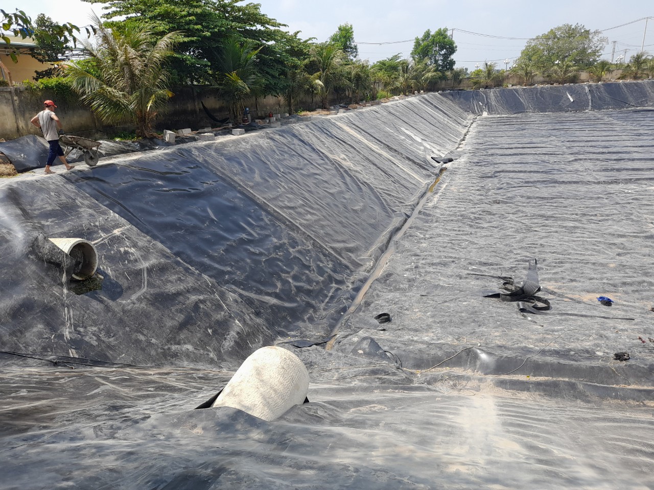 Cho thuê máy hàn bạt HDPE 27 Cho thuê máy hàn bạt HDPE