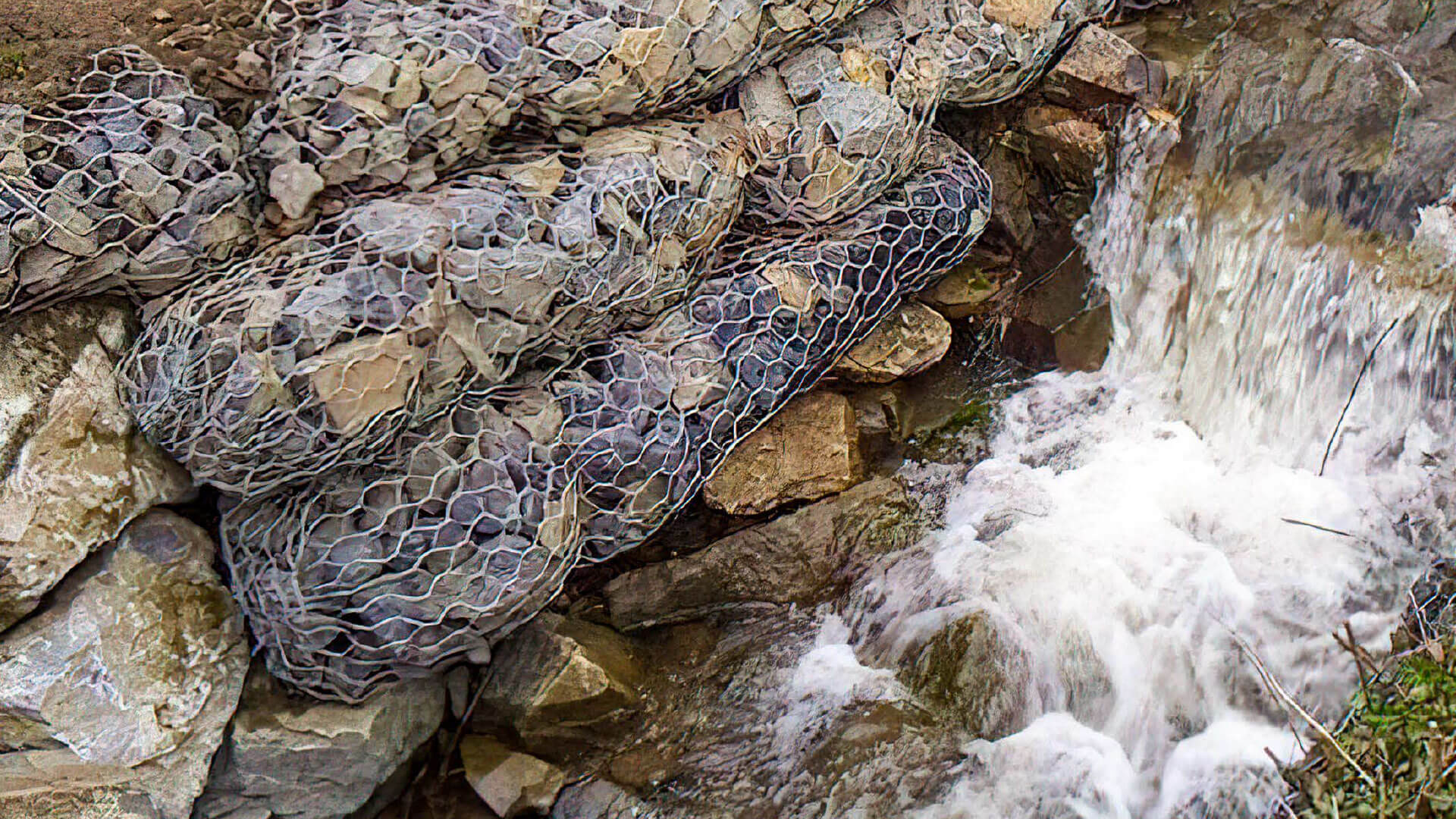 Rọ đá dây đan mạ kẽm 55 Rọ đá dây đan mạ kẽm